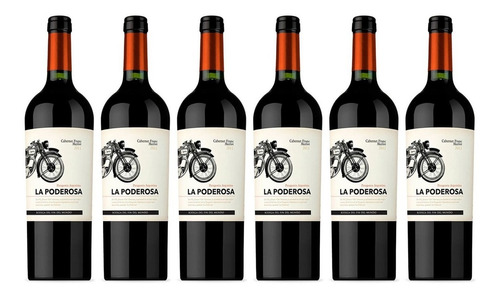 Vino La Poderosa Blend Tinto X750cc Caja X6