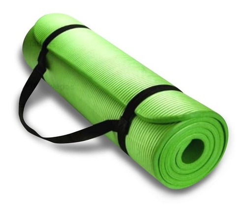 Imagen 2 de 3 de Colchoneta Yoga Mat Gruesa 15 Mm Premium + Bolso + Sujedor