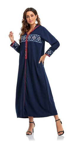 Vestido De Mujer Casual De Estilo Rural De Arabia Saudita 