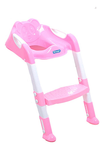 Bebeglo Asiento Para Bebé Wc / Bacinica Con Escalones Rosa