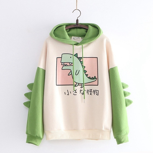 Sudadera Kawaii De Dibujos Animados Dinosaurio Sudaderas