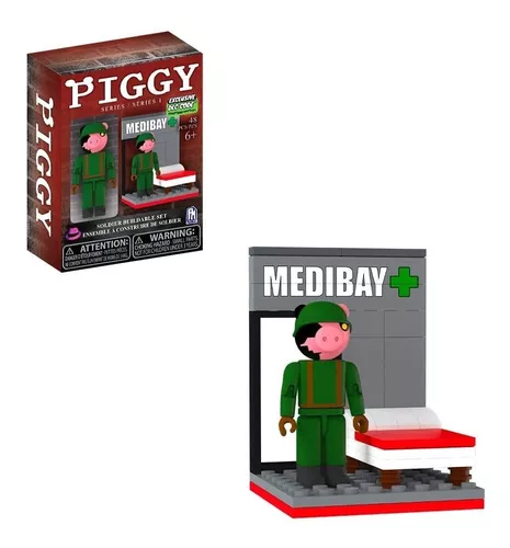 Piggy Soldier Figure Buildable Set Soldado Medibay Roblox 48