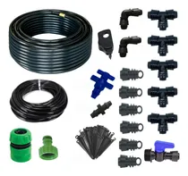 Comprar Kit De Irrigação Gotejamento Jardim Vertical Horta Pomar 