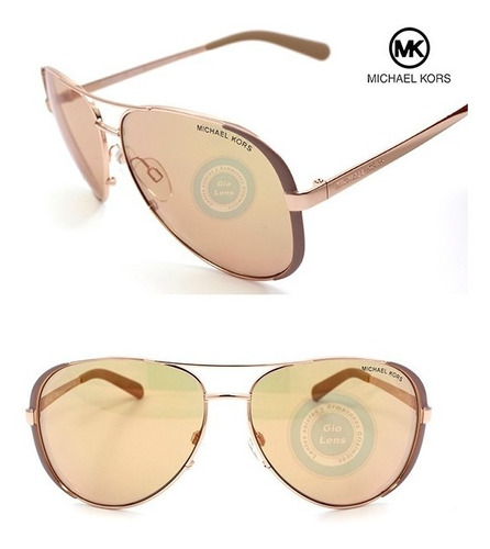 Lentes Michael Kors Mk5004 1017r1 Rose Gold Original Gafas