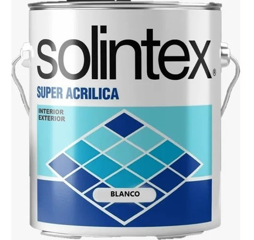 Galón Pintura Súper Acrílica Solintex Blanca