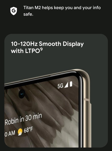 Imagen 6 de 10 de Stock! Ultimos Google Pixel 7 Pro 512gb Todocat Repuestos