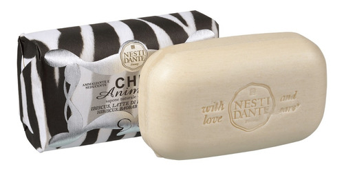 Nesti Dante Chic Animalier White - Sabonete Em Barra 250g