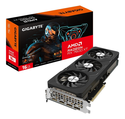 Tarjeta De Video Gigabyte Amd Radeon Rx7600 Xt Gaming Oc 16g