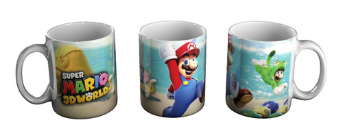 Mario 3d World - Taza Cerámica