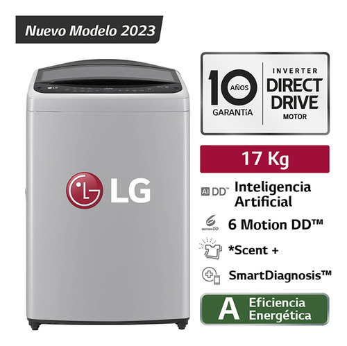 Lavadora LG Carga Superior Ai Dd 17kg