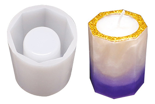 (a) Molde De Silicona Para Velas, Para Hacer Yeso De Aromate