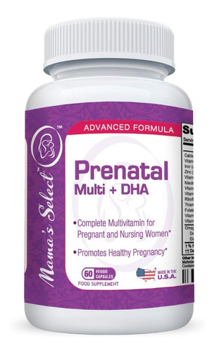 Vitaminas Prenatales Mama's 60cps - Unidad a $5024