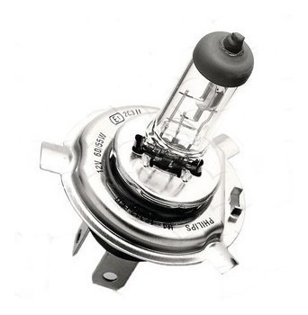 Imagem 3 de 10 de Par Lampada Philips Halogena H4 12v 60w/55w Standard 12342c1