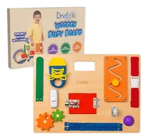 Comprar Busy Board - Tablero De Actividades Montessori De Madera Par