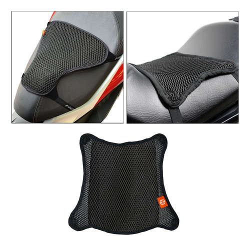 Para Asiento De Motocicleta A Prueba De Sol Fresco Doble