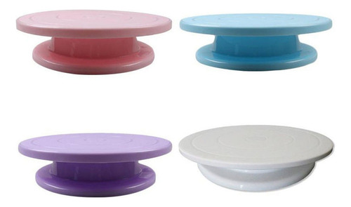 Soporte Giratorio De Pastel Soporte De Pastel Blanco Grande