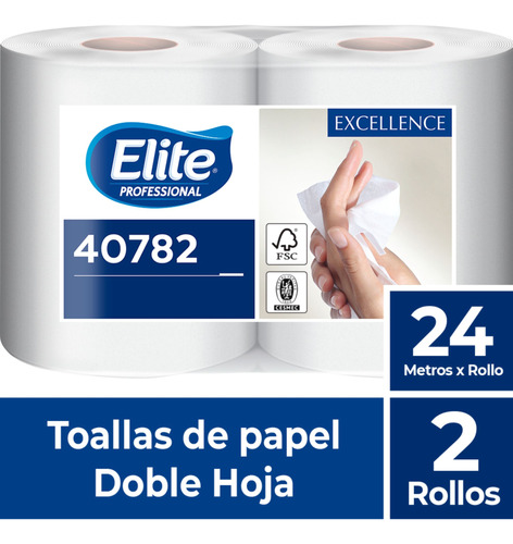 Toalla De Papel 2 Un 24 Mt Elite Professional