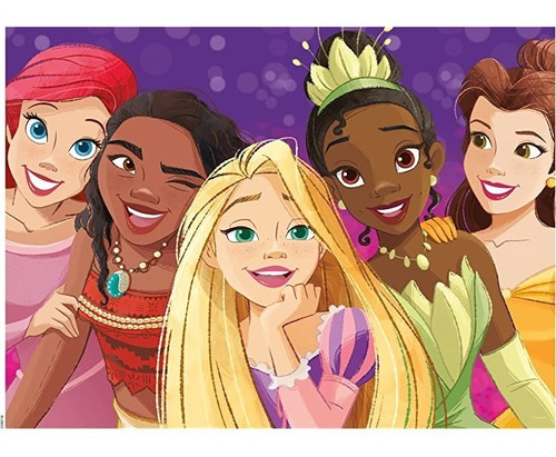 Puzzle 100 Piezas Niñas Princesas - Minnie - Frozen Ii
