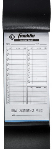 Franklin Sports  Béisbol/softball Line Up Tarjetas