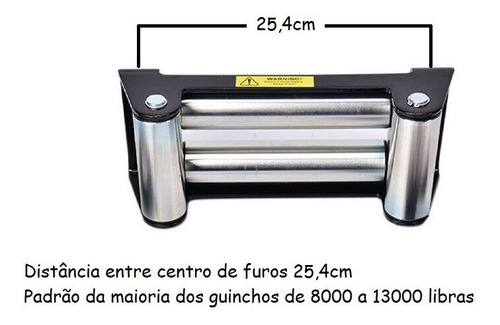 Imagem 2 de 3 de Guia De Rolete Para Guincho Elétrico 12000 13000 8000 9000