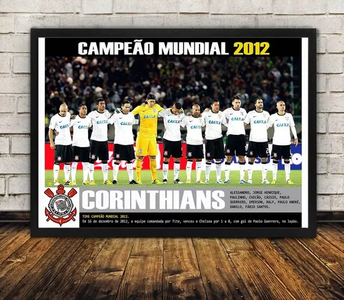 Pôster Corinthians Campeão Mundial 2000 30x40cm