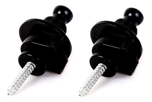 Imagen 1 de 3 de Strap Lock Para Guitarra, Bajo. Seguridad Correa. 1 Par