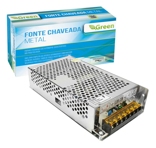 Fonte Chaveada 10a 12v 120w Bivolt 10 Ampères Reais Premium