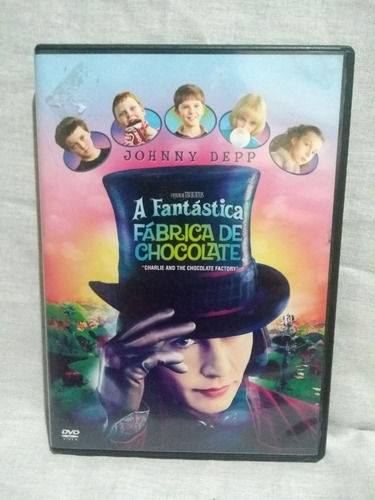 Dvd A Fantástica Fábrica De Chocolate Johnny Deep