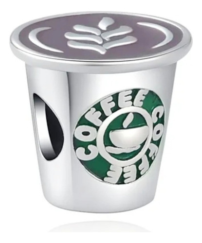 Charm Dije Vaso Coffe Starbucks.  Para Pulsera O Collar