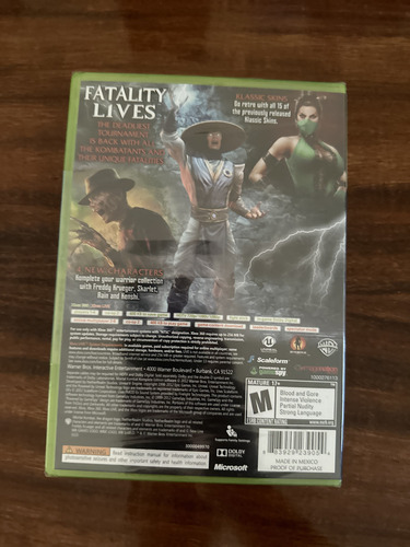 Videojuego Mortal Kombat Komplete Edition Xbox 360 Sellado (Usado)