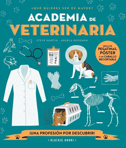 Academia De Veterinaria, De Steve Martin. Editorial Blackie Little, Tapa Blanda En Español