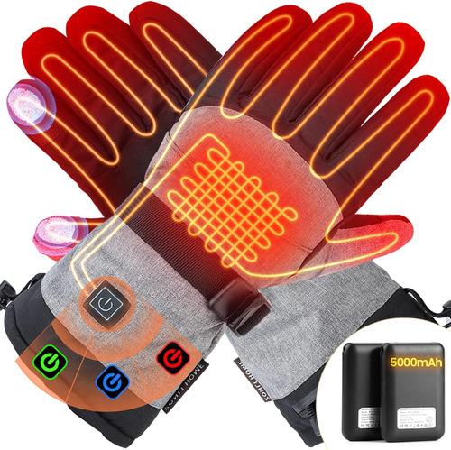 Guantes Calefactados Para Hombres Y Mujeres Con 3 Niveles De