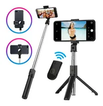 Comprar Tripé Celular Bastão 360º Pau De Selfie Bluetooth 3 em 1 Celular