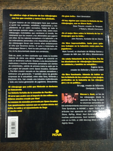 Imagen 2 de 10 de La Gran Historia De Los Videojuegos * Steven L. Kent * Nova