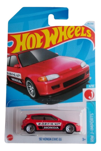 Hot Wheels 92 Honda Civic Eg Hw J Imports 