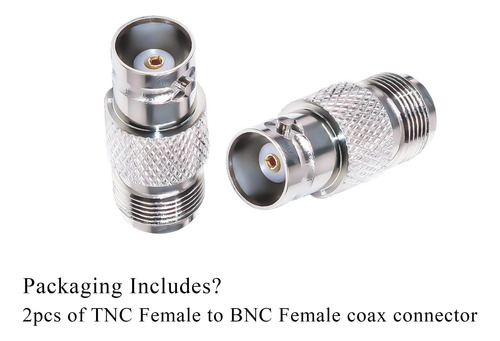 Adaptador Coaxial Bnc A Tnc Tuolink Tnc Hembra A Bnc Connect