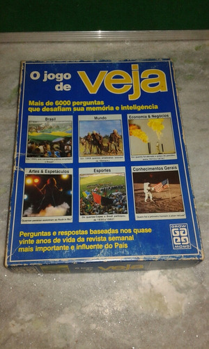 Antigo Jogo Da Revista Veja ( Leia Descrição )