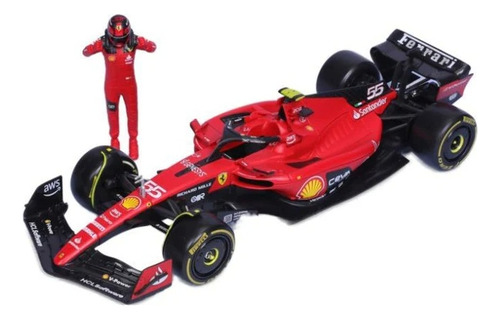 Burago 26809 1:24 Sfr Ferrari Sainz Sf23 Con Piloto F1