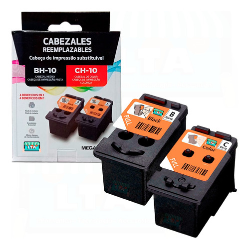 Kit Cabezales Originales Negro + Color Canon Pixma G2170