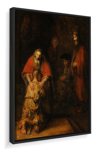 Quadro Canvas Rembrandt Retorno Filho Pródigo 60x78