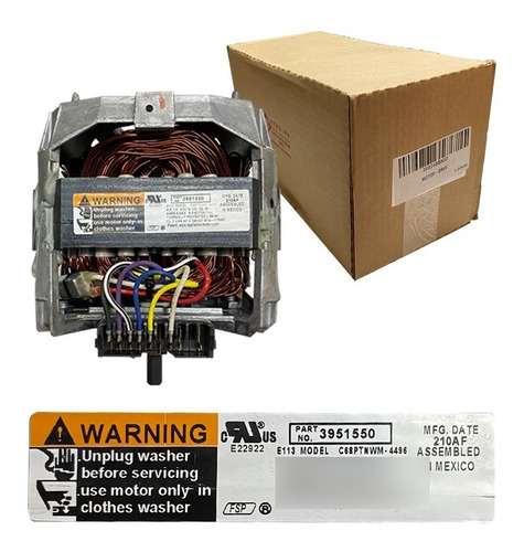 Motor Lavadora Whirlpool Kenmore Modern 2 Velocidades 389248