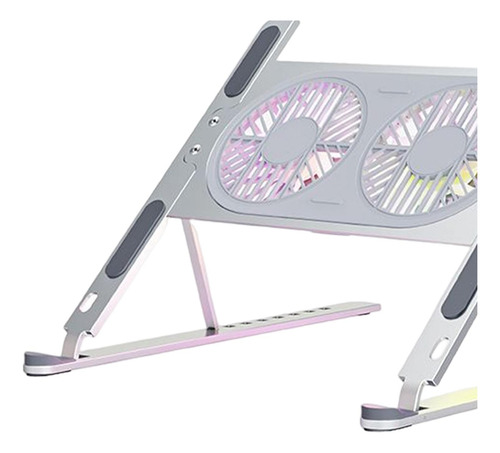 Soporte Para Computadora Portátil Plegable Con Ventiladores