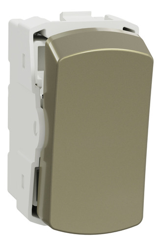 Módulo Miluz Interruptor Intermediario Schneider S3B72053 10a 250v Cor Dourado escuro