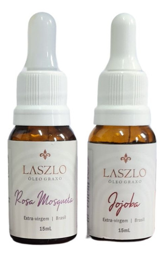 Óleo Vegetal Jojoba 15ml E Rosa Mosqueta 15ml Laszlo Nfe