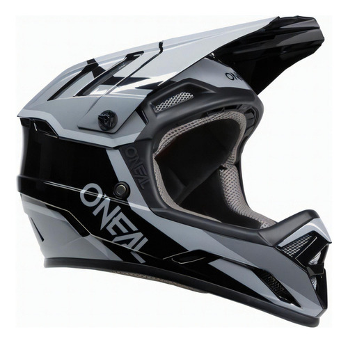 Capacete Bike Fullface O'neal Backflip Strike Cor Cinza Tamanho 57/58