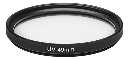 Filtro Uv Negro Para Cámara Réflex De 49 Mm