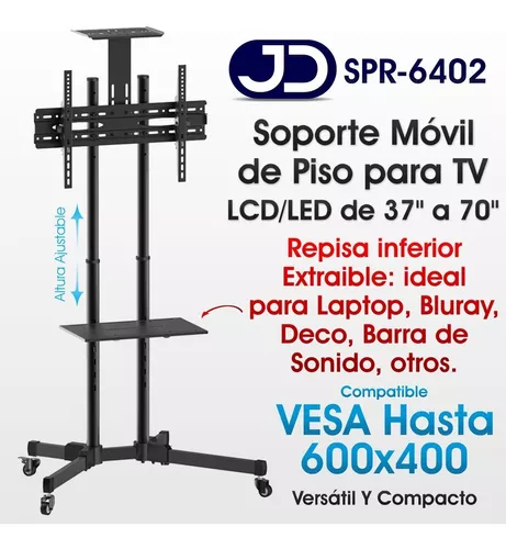 GENERICO Soporte Tv 32 A 70 Pedestal Ruedas Soporte Stand Móvil
