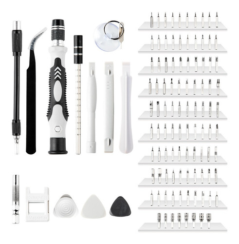 Imagen 4 de 7 de Kit De Desarmadores Y Herramientas De Precisión 115 En 1
