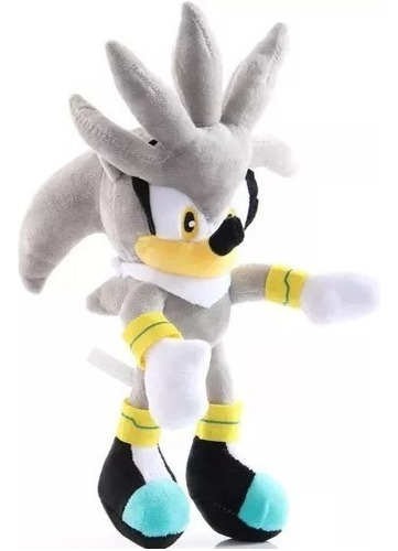 Peluches Sonic Silver 27 Cms Aprox