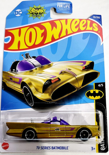 Hot Wheels Serie De Tv Batmobile 131250 45 Dorado